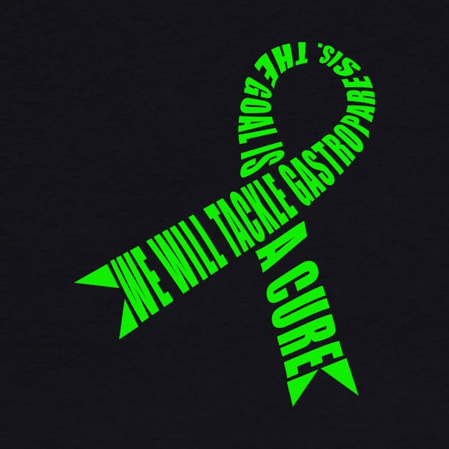 Goal Is A Cure Green Ribbon - Gastroparesis by Crimsonwolf28